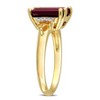 EVERLY JEWELRY | 18K Yellow Gold Sterling Silver 3 7/8ct TGW Garnet, Citrine & Diamond Accent Cocktail Ring - 2 of 4