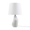 Ink+Ivy 12"x21.75" ZenGlossy Asymmetrical Ceramic Elegant Modern (Includes LED Light Bulb) Table Lamp - 3 of 4