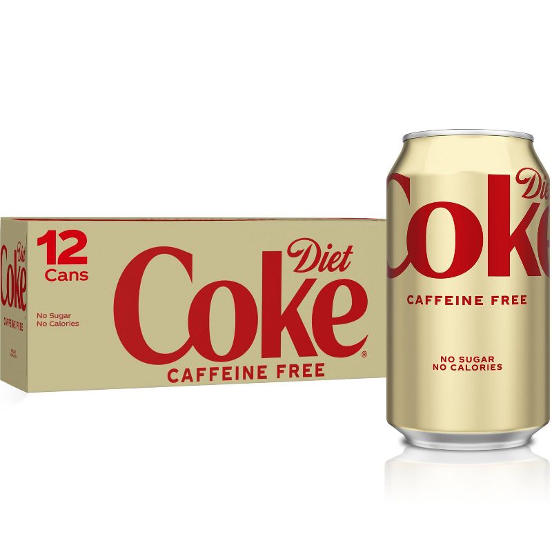 Diet Coke Caffeine Free - 12pk/12 fl oz Cans, 1 of 10