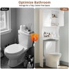 COZONY Over-The-Toilet Storage Cabinet with Adjustable Shelves, Ventilated Bathroom Organizer with Wall Mount Bracket - 3 of 4