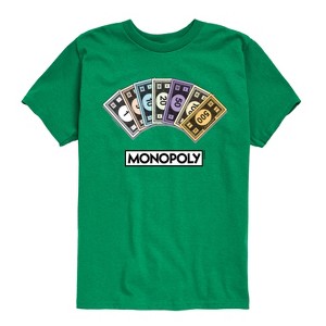 Boys' - Monopoly - Money Stack Short Sleeve Graphic T-Shirt - 1 of 4