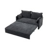 Ridstar 3-in-1 Convertible Sofa Bed Side with Storage and USB/C Type Charging Port For Living Room, Bedroom & Apartment-Grey - 2 of 4
