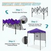 EAGLE PEAK 6'x4'Instant Pop Up Canopy with Adjustable Sun Wall - 2 of 4