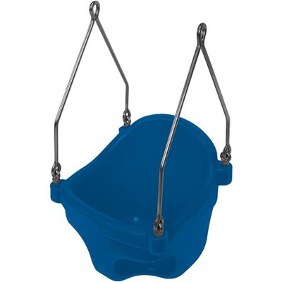 American Swing Products Jensen S175B Commercial Rotational Molded Full Bucket Seat - Blue