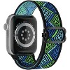 Worryfree Gadgets Stretchy Nylon Band for Apple Watch 38/40/41mm, 42/44/45mm iWatch Series 8 7 6 5 4 3 2 1 &SE - 2 of 3