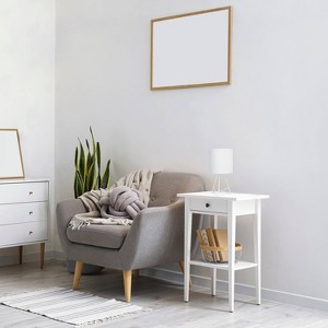 Creekwood Home Glamora 14" Modern Chic Wire Table Lamp with Feit LED (Includes LED Light Bulb) - 1 of 4