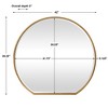 Uttermost Cabell Gold Mirror - 3 of 4