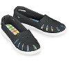 Collections Etc Adjustable Canvas Plaid Padded Insoles Sandals - 4 of 4