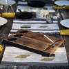 NCAA Iowa Hawkeyes Delio Acacia Wood Cheese Cutting Board and Tool Set - 4 of 4
