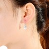 Sophisticated solitaire drop earrings with a sleek design for a modern and timeless appeal - 2 of 3