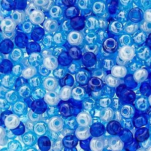 John Bead Czech Glass Seed Beads 6/0 (24g) Costa Brava Mix - 1 of 1