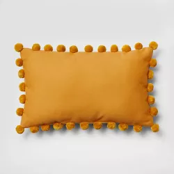 Oblong Pom-Pom Throw Pillow - Pillowfort™