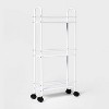 Narrow Storage Cart White - Room Essentials™ - 3 of 4