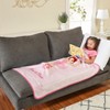 Everyday Kids Toddler Throw Blanket - 30" by 40" - Ballerina Born to Dance - Super Soft, Plush, Warm and Comfortable - 4 of 4