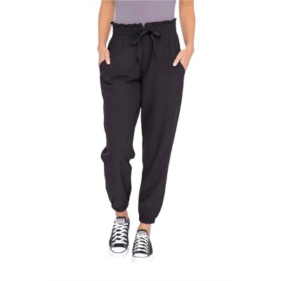 Women's Cuffed High Waisted Joggers - mono b