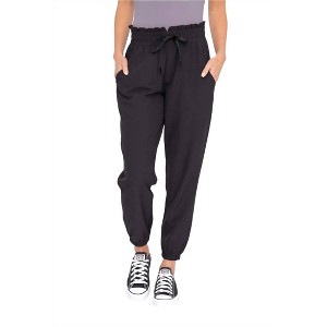Women's Cuffed High Waisted Joggers - mono b - 1 of 4