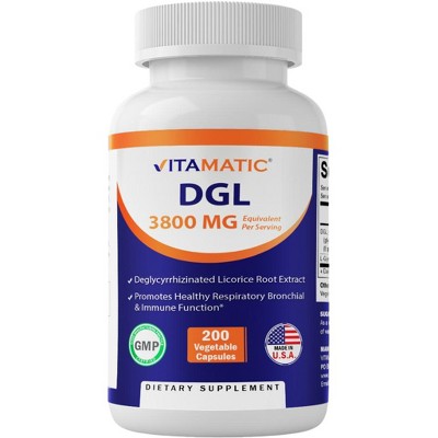 DGL Licorice Extract 3800mg 200 Capsules