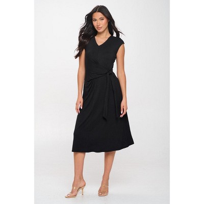 WEST K Women's Cameron Side Tie Midi Dress