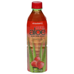 IBERIA aloe Strawberry Aloe Vera Drink - 16.9 fl oz Bottle - 1 of 4
