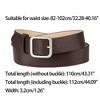 Allegra K Women Pin Buckle Belt Soft Wide Waist Belt Casual Dresses Jeans Pants 1 Pc - 3 of 4