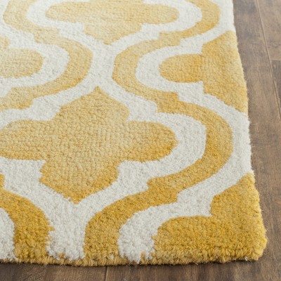 Ivory Elegance Hand-Tufted Wool Rectangular Rug