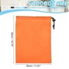 Unique Bargains Tear-Resistant Polyester Traveling Laundry Bag with Drawstring 2 Pcs - 2 of 4
