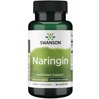 Swanson Dietary Supplements Naringin - Citrus Bioflavonoid 500 mg 60 Caps.