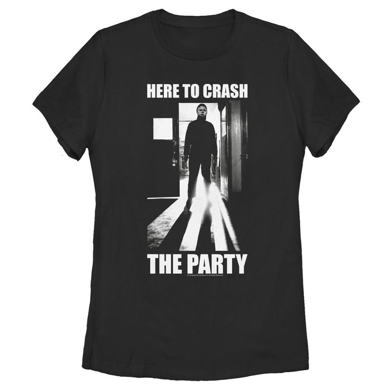 Women's Halloween II Michael Myers Crash the Party T-Shirt, 1 of 4