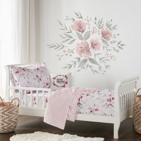 Levtex baby willow 5 piece crib bedding set online pink