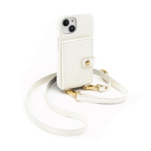 Bryten Silverlake Vegan Leather Wallet Crossbody Phone Case for iPhone 14 / iPhone 13 - 1 of 4