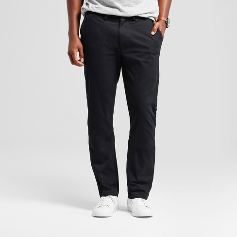 Men's Every Wear Slim Fit Chino Pants - Goodfellow & Co™ Black 33x30