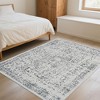 Vintage Washable Area Rug – Distressed Non-Slip Stain-Resistant Carpet for Living Room, Bedroom, Office - 2 of 4