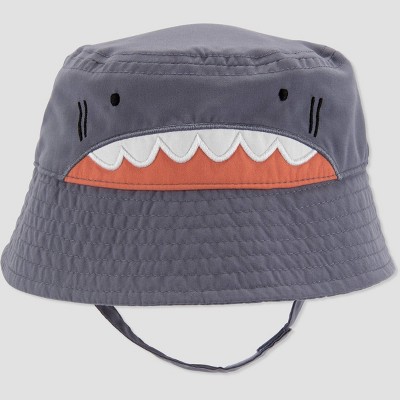 Image of Baby Boys' Shark Swim Hat - Just One You® made by carter's Gray 6-12M