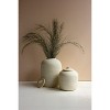 Off-White Storage Canisters – 16" Tall Decorative Set of 2 by Kalalou - 2 of 4