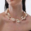SOHI Women's Pearl White The Large Riviera Collar Necklace - 4 of 4