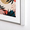 Marta Barragan Camarasa Modern tropical sunrise G Metal Framed Art Print - Deny Desings - 3 of 3