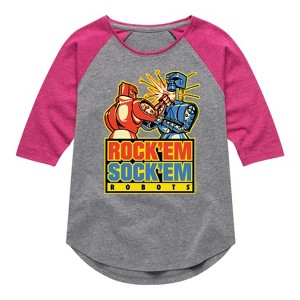 Girls' - Rock 'Em Sock 'Em Robots - Red Rocker, Blue Bomber - 1 of 4