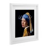 Stupell Industries Iconic Pear Earring Girl Framed Print Under Glass - 2 of 4