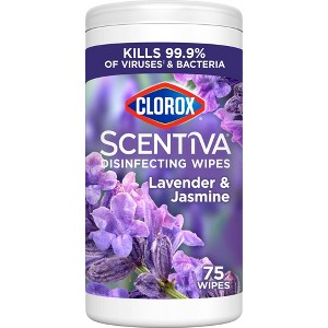 Clorox Scentiva Multi-Surface Disinfecting Wipes - Lavender - 75ct
