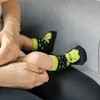 Pavilion Gift Company - Green Silly Monster - 0-12 Month Non-slip Baby Socks - Socks - 2 of 4