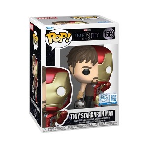 Funko POP! Marvel: Split- Iron Man/Tony Stark Figure - 1 of 2