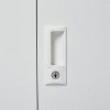 Versatile folding locker cabinet featuring a customizable shelf and locking doors¡ªperfect for home offices. - 4 of 4