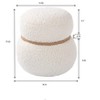 NicBex Stools,Accent Stool with Soft Seat for Bedroom,Living Room,Entryway - 3 of 4