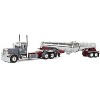 Peterbilt 389 Day Cab and Polar Deep Drop Tank Trailer "North Coast Wine" Gray 1/64 Diecast model by DCP/First Gear - 2 of 3