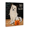 Stupell Industries Dog Wearing Mummy Costume Trick or Treat Halloween  Canvas Art - 2 of 4