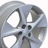 OE Wheels LLC TY12-18075-5450-45S Silver Wheel Painted (18 x 7.5 inches /5 x 114 mm, 45 mm Offset) - 2 of 3