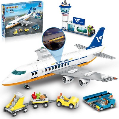 Hogokids City Passenger Airplane Building Set, 901 PcsSpace Toys Gifts for Kids Aged 6+