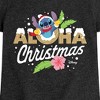 Girls' - Lilo and Stitch - Aloha Christmas Fitted Short Sleeve Graphic T-Shirt - 2 of 4