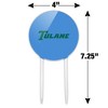 Tulane University Secondary Logo Acrylic Cake Topper Party Decoration for Wedding Anniversary Birthday Graduation - 2 of 4