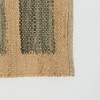 Airsurfer 2x3 ft Natural and Gray Area Rug Modern Striped Jute Rug Eco-friendly D¨¦cor for Entryway or Living Room - 4 of 4